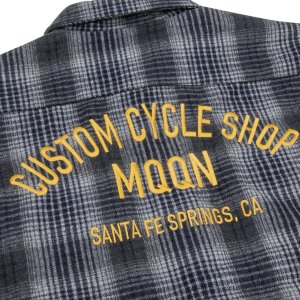Photo8: 【30%OFF】MOON Custom Cycle Shop Wool Check Shirt