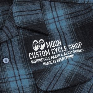 Photo7: 【30%OFF】MOON Custom Cycle Shop Wool Check Shirt
