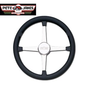 Photo1: Pete & Jakes Newstalagia Billet Steering Wheels 4spoke