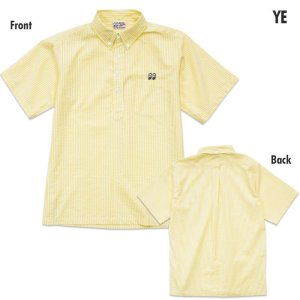 Photo7: MOON Stripe Pull-over Short Sleeve Shirt