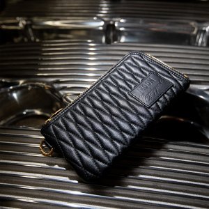 Photo1: MOON Classic Leather Wallet Long