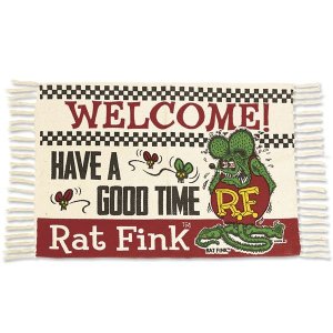 Photo2: Rat Fink Rug Mat