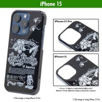 Rat Fink of USA iPhone 15 Hard Case Black