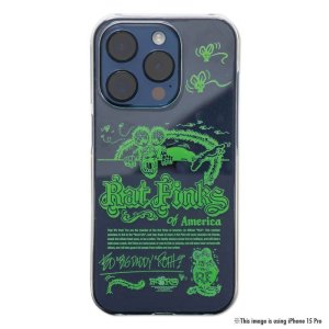 Photo2: Rat Fink of USA iPhone 15 Hard Case Clear