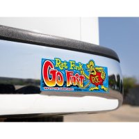 Rat Fink Bumper Sticker Go Fast