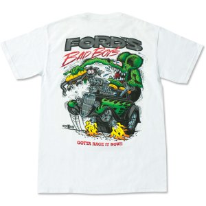 Photo2: Rat Fink Monster T-Shirt "FORD Bad Boys"