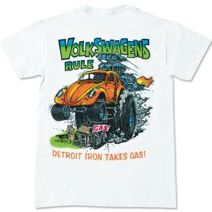 Photo2: Rat Fink Monster T-Shirt "Volks Wagens Rule"