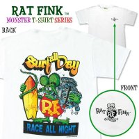 Rat Fink Monster T-Shirt "Surf all Day"