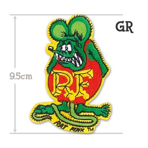 Photo4: Rat Fink Patch 9.5cm