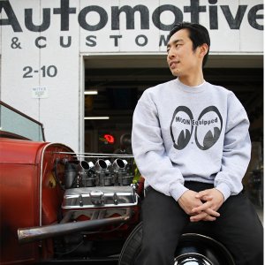Photo2: MOON Equipped Sweatshirts Gray