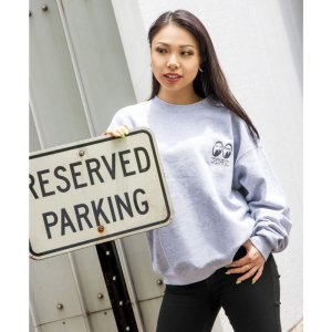 Photo5: MOON Checker Flag Sweat Shirts