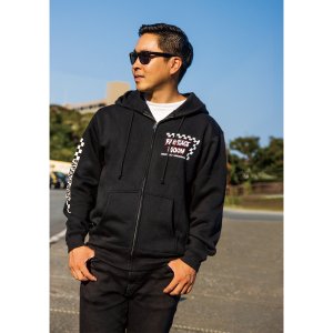 Photo2: FAR-EAST MOON Zip Hoodie