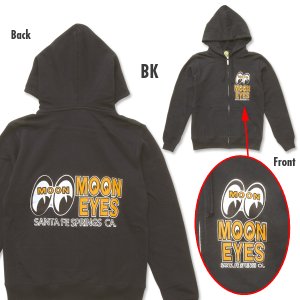 Photo3: MOON Eyeshape Logo Light Zip Parka