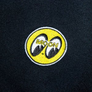 Photo6: MOON Eyeball Embroidery Sweatshirt