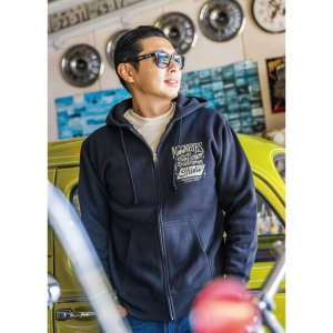 Photo2: MOON Signs & Pinstriping Studio Zip Hoodie