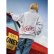 Photo2: MOON Modern Script Logo Half Zip Sweatshirt (2)