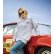 Photo1: MOON Modern Script Logo Half Zip Sweatshirt (1)