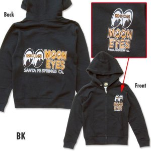 Photo2: Kids MOON Eyeshape Logo Light Zip Parka