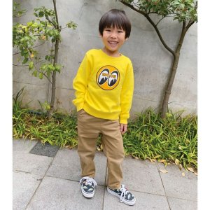 Photo1: Eyeball Infant Sweatshirt
