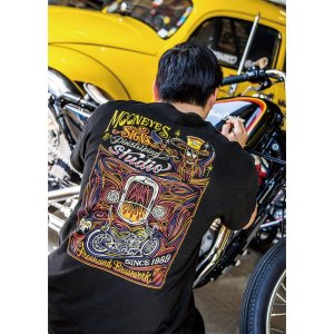 Photo1: MOON Signs & Pinstriping Studio T-shirt