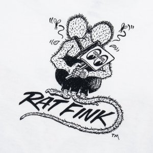 Photo3: Rat Fink x MOON Pinstripe T-shirt