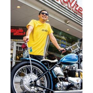 Photo4: MOONEYES 40th Anniv. Disc T-shirt