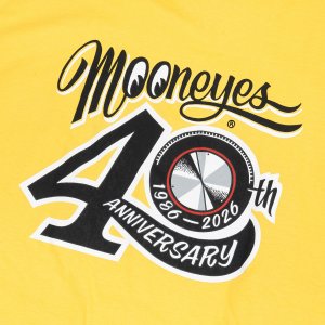 Photo6: MOONEYES 40th Anniv. Disc T-shirt