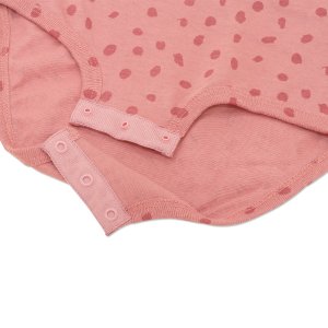 Photo5: MOON Baby Long Sleeve Dot Bodysuit