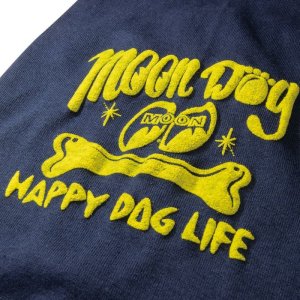 Photo3: MOON Dog Hoodie for Medium to Large