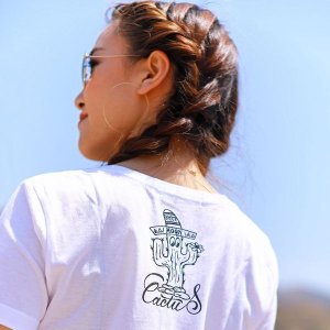 Photo2: Ladies MOON Cactus T-shirt