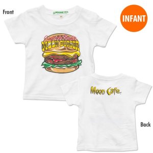Photo2: Infant MOON Burger T-shirt