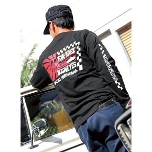 Photo1: Far East MOON Long Sleeve T-Shirt