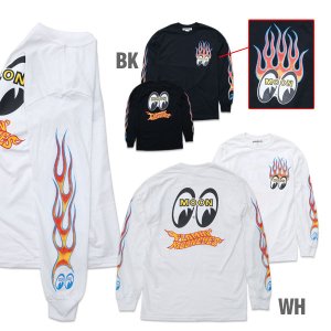 Photo2: Flamin' MOONEYES  Long Sleeve T-shirt