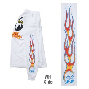 Photo5: Flamin' MOONEYES  Long Sleeve T-shirt