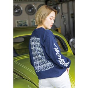 Photo1: MOON Paint Can Long Sleeve T-shirt