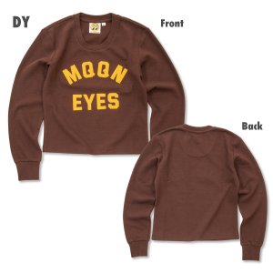 Photo3: Ladies MOONEYES Rib Long Sleeve T-shirt
