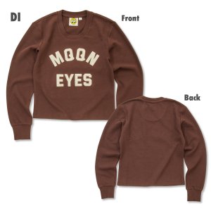 Photo4: Ladies MOONEYES Rib Long Sleeve T-shirt
