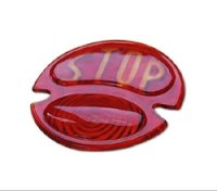 STOP Tail Lens for 1928 - 1931 Tail Lamp