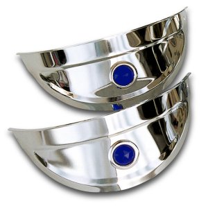 Photo1: Blue Dot Head Light Visor
