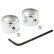 Photo1: Short Chrome Wiper Shaft Cap (1)