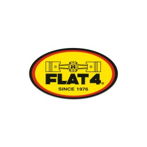 Photo1: FLAT 4 German Color Decal S