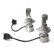 Photo2: LED headlight KIT 12V H4 3 point type (2)