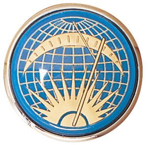 Photo1: Sun & Moon Horn Button