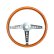 Photo2: FLAT4 Formula Wood Steering Wheel (374mm) (2)