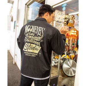 Photo1: MOON Signs & Pinstriping Studio Windbreaker