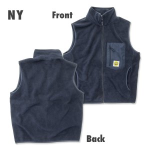 Photo4: 【30%OFF】MOON Label Fleece Full Zip Vest