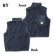 Photo4: 【30%OFF】MOON Label Fleece Full Zip Vest (4)