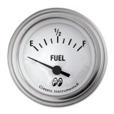 Photo: MOON Equipped 2inch Fuel Level 0-30 -67GM Type  (White)