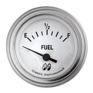 Photo: MOON Equipped 2inch Fuel Level 0-30 -67GM Type  (White)