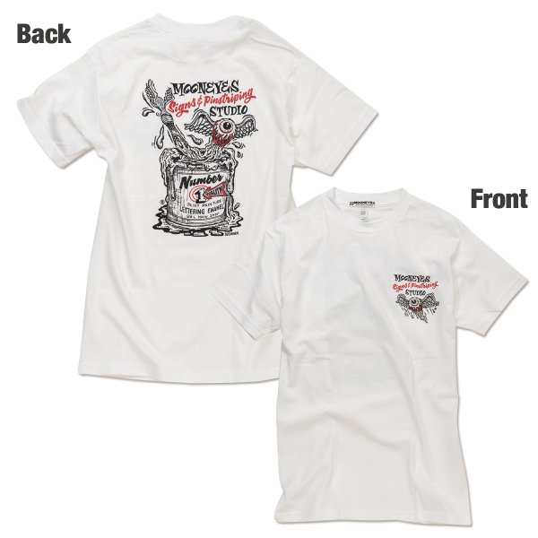 Photo2: MOONEYES Signs & Pinstriping Studio T-Shirt (2)